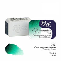 Akvarelne barve Rosa Gallery pan 2,5 ml – 712 smaragdno zelena