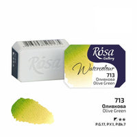 Akvarelne barve Rosa Gallery pan 2,5 ml – 713 olivno zelena