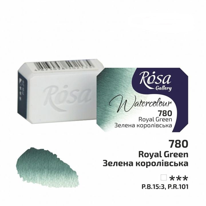 Akvarelne barve Rosa Gallery pan 2,5 ml – 780 Royal Green