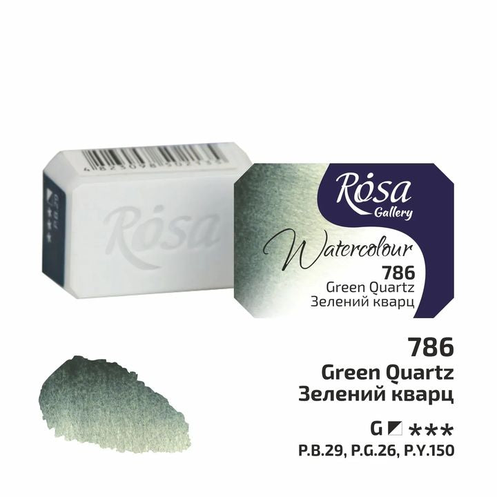 Akvarelne barve Rosa Gallery pan 2,5 ml – 786 Zeleni kremen