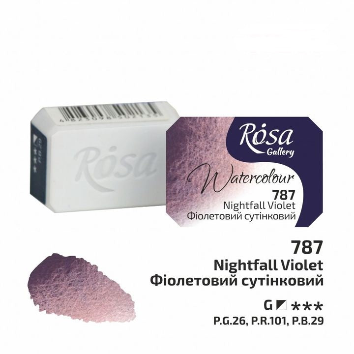 Akvarelne barve Rosa Gallery pan 2,5 ml – 787 Purple Twilight