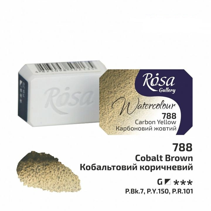 Akvarelne barve Rosa Gallery pan 2,5 ml – 788 Premog rumene barve
