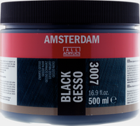 ROYAL TALENS Amsterdam črni akrilni gesso 500 ml