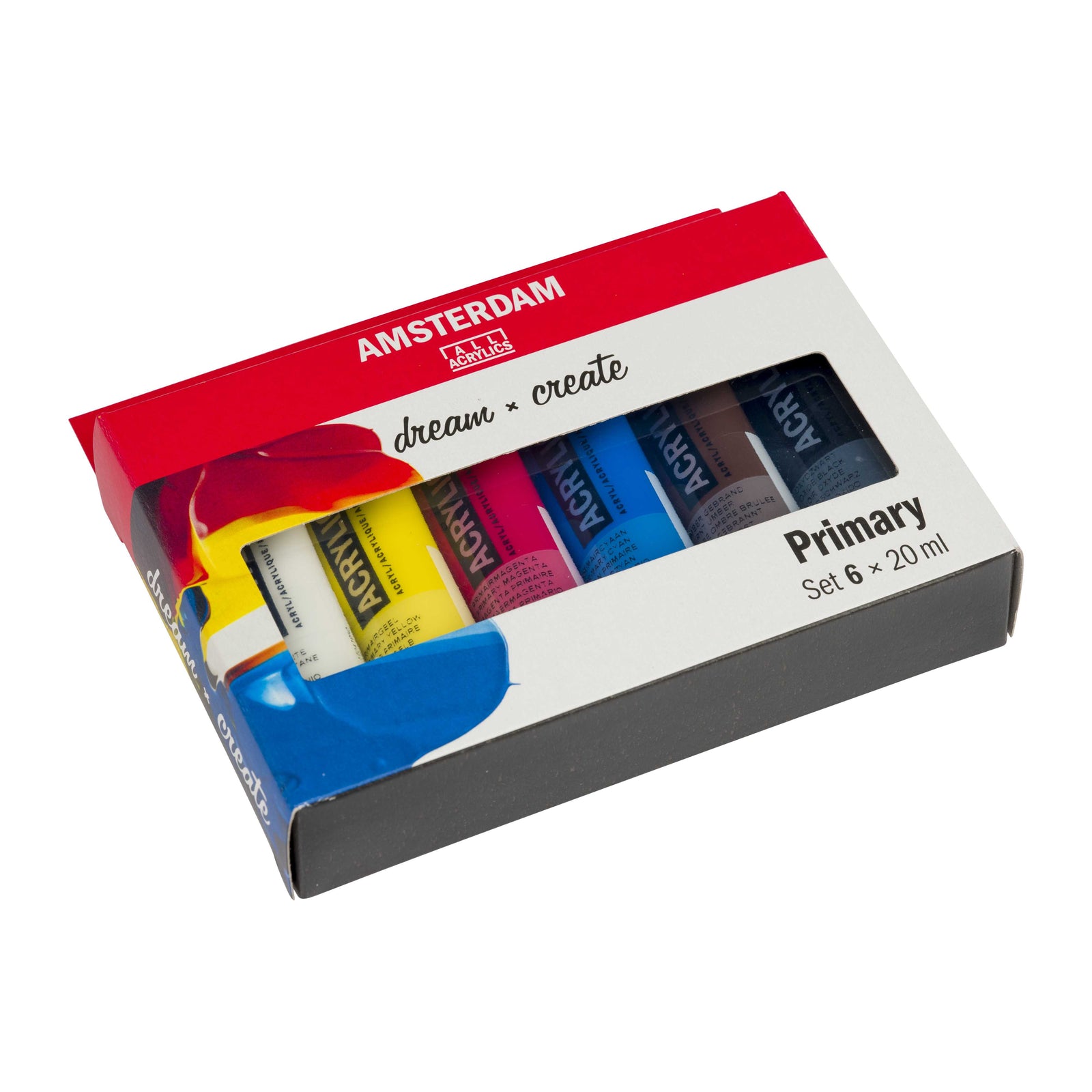 ROYAL TALENS Amsterdam set akrilnih barv Primary 6 x 20 ml