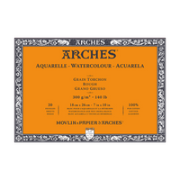 ARCHES akvarelni blok Rough naravno bela 300 g/m² 10 – 31 cm - 20 listov