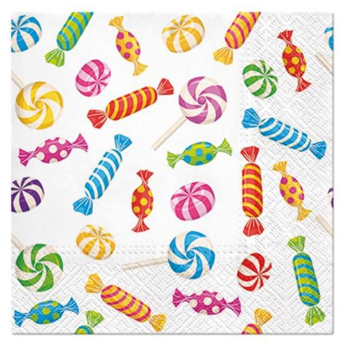 Aromatizirana servieta za decoupage Candies - 1 kos