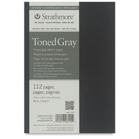 Art Journal Strathmore Toned Paper Gray mehka vezava | izberite dimenzije – pogled 2
