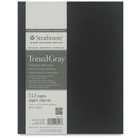 Art Journal Strathmore Toned Paper Gray mehka vezava | izberite dimenzije – pogled 3