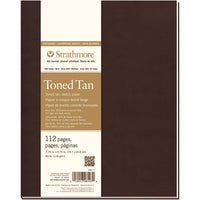 Art Journal Strathmore Toned Paper Tan Paperback | Izberite dimenzije – pogled 3