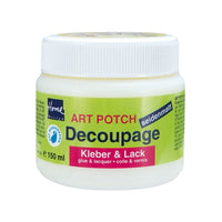 ART POTCH lak in lepilo za decoupage pol-mat 150 ml