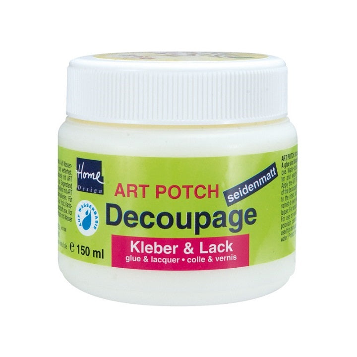 ART POTCH lak in lepilo za decoupage pol-mat 150 ml