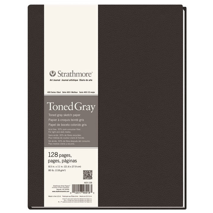 Artbook Strathmore Toned Paper Grey Trda vezava | Izberite dimenzije