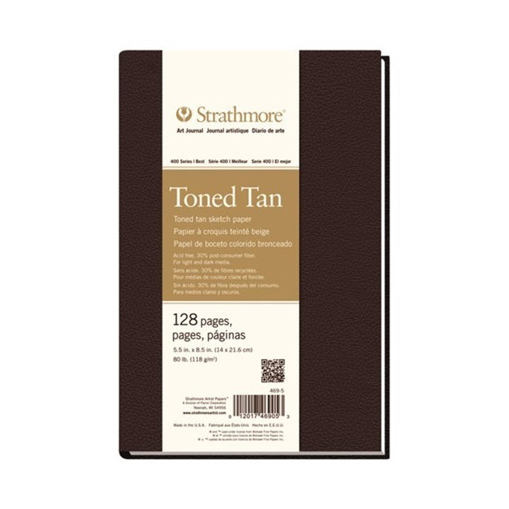 Artbook Strathmore Tonirani papir Tan trda vezava | izberite dimenzije – pogled 2