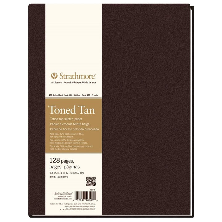Artbook Strathmore Tonirani papir Tan trda vezava | izberite dimenzije – pogled 3