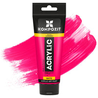 Akrilna barva Kompozit STANDART Fluorescent 75 ml – 114 Fluorescentno roza