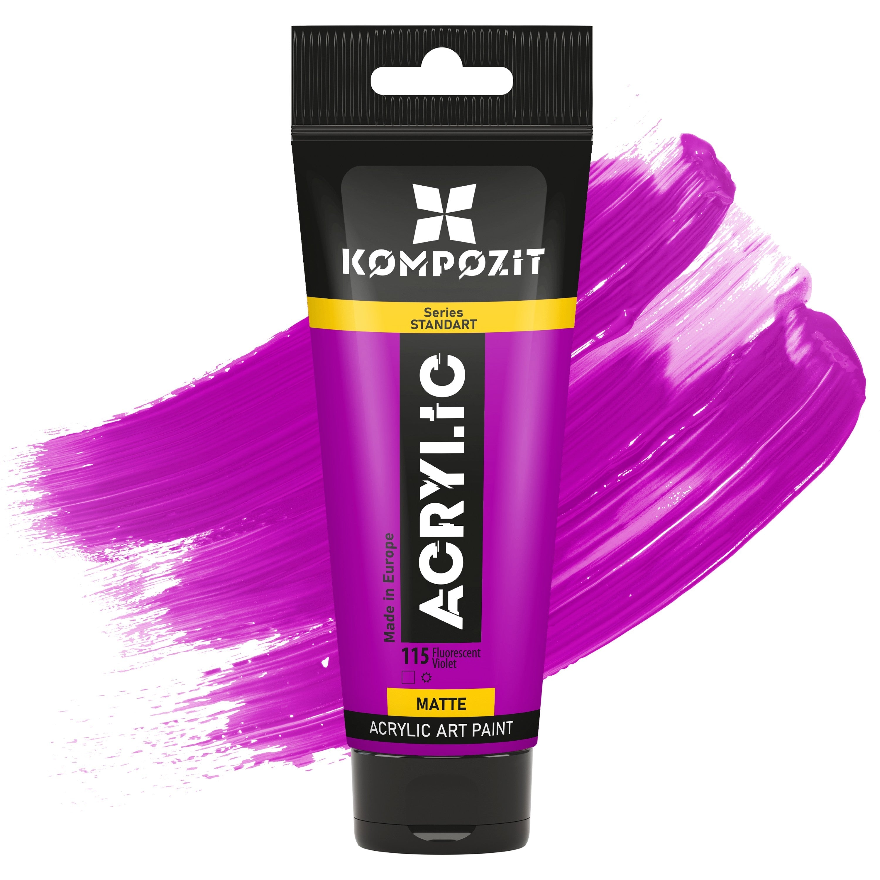 Akrilna barva Kompozit STANDART Fluorescent 75 ml – 115 Fluorescentno vijolična