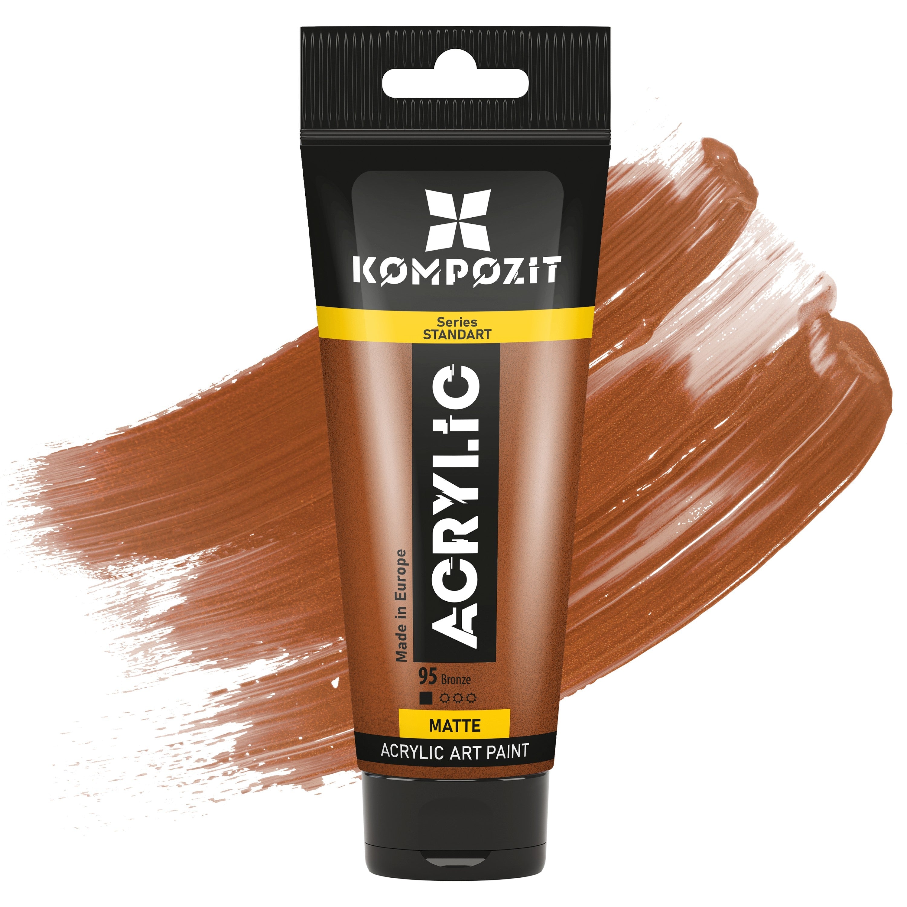 Akrilna barva STANDART Kompozit Metallic 75 ml – 95 Bronasta