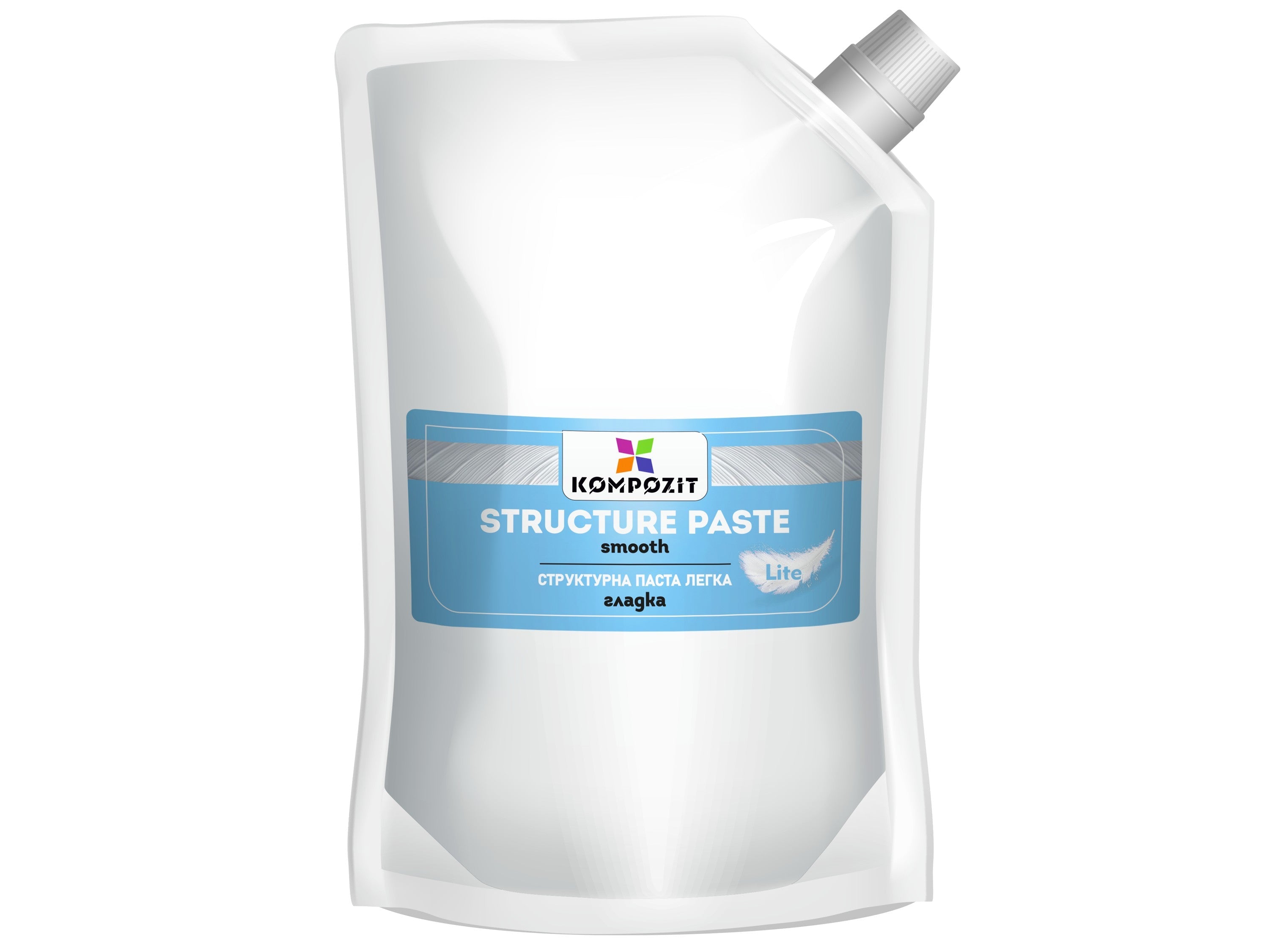 Bela gladka strukturirna pasta LITE – 500 ml