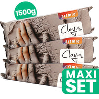 ARTMIE Clay with me Set gline za modeliranje 3x500g