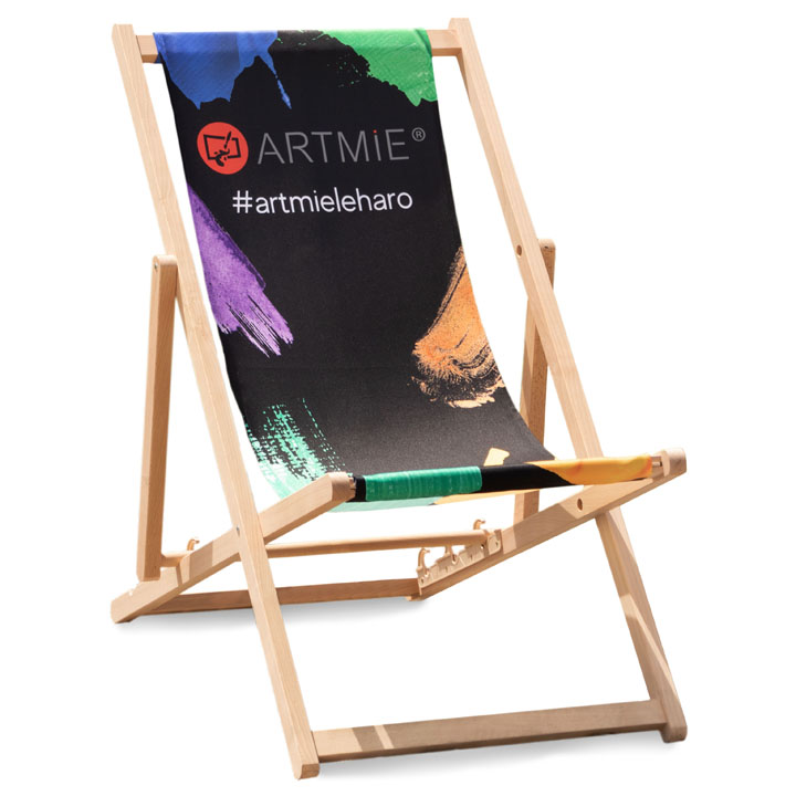 ARTMIE Leseni vrtni ležalnik