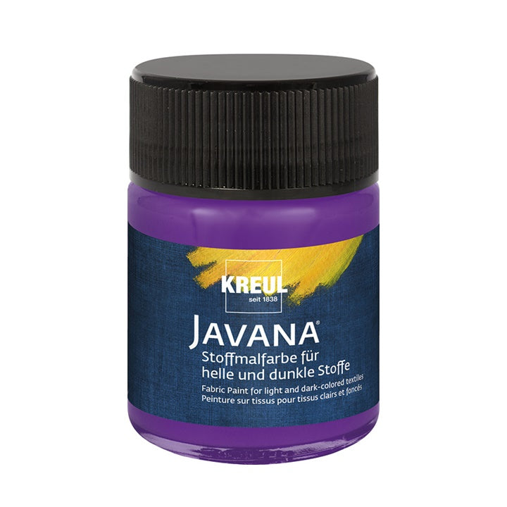Barva za svetli in temni tekstil JAVANA 50 ml | različne barve