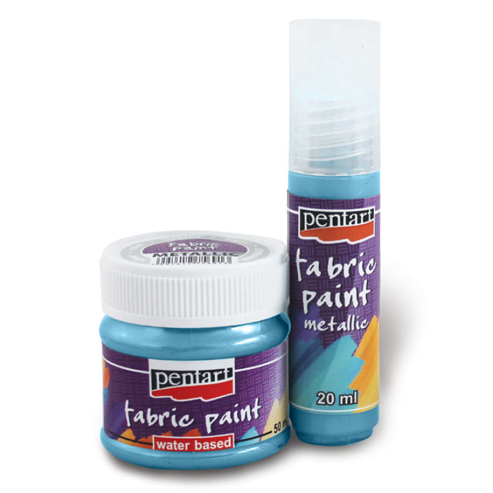 Barva za tekstil metalik - 20 ml | različne barve – pogled 5