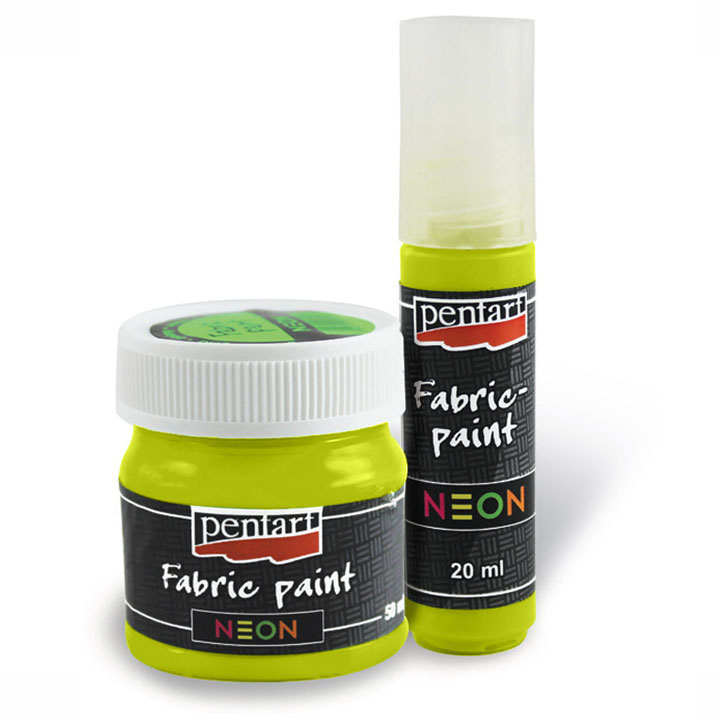 Barva za tekstil NEON 50 ml | več različnih odtenkov – pogled 2