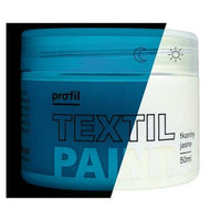 Barva za tekstil Profil, ki v temi sveti modro 50 ml