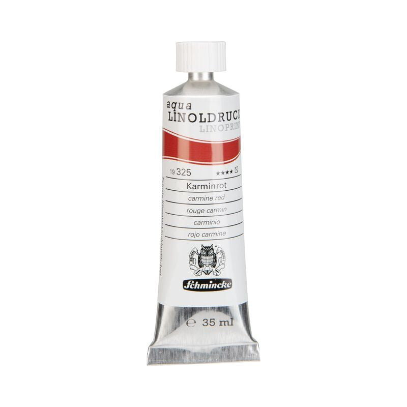 Barve za linorez Schmincke aqua-LINOPRINT 35 ml – 325 Karmin rdeča