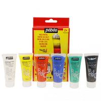 Barve za prste Pebeo Tactilcolor 6 x 20 ml – pogled 2