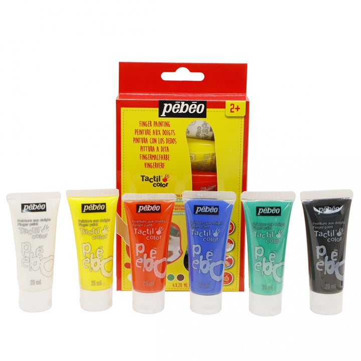 Barve za prste Pebeo Tactilcolor 6 x 20 ml – pogled 2