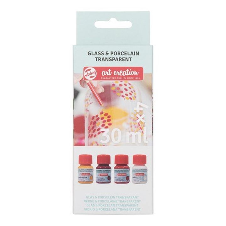 Barve za steklo in porcelan Talens Art Creation / set 4 x 30 ml
