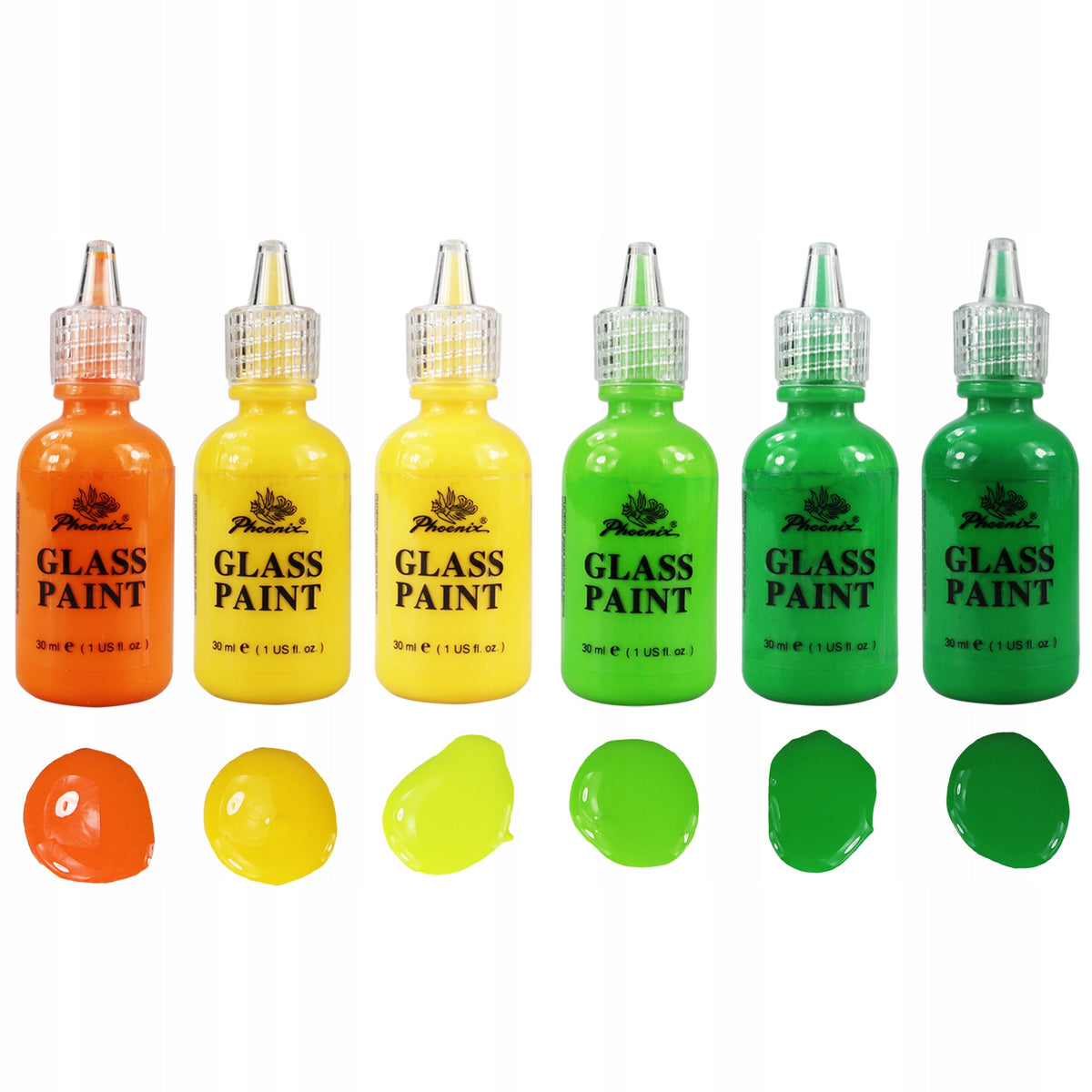 Barve za steklo Phoenix - 18 x 30 ml