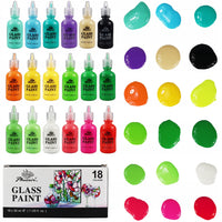 Barve za steklo Phoenix - 18 x 30 ml