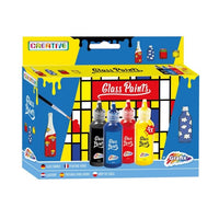 Barve za steklo v setu 4 x 22 ml