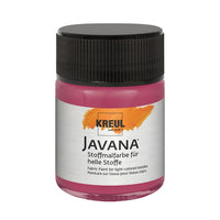 Barve za svetli tekstil JAVANA 50 ml | različne barve
