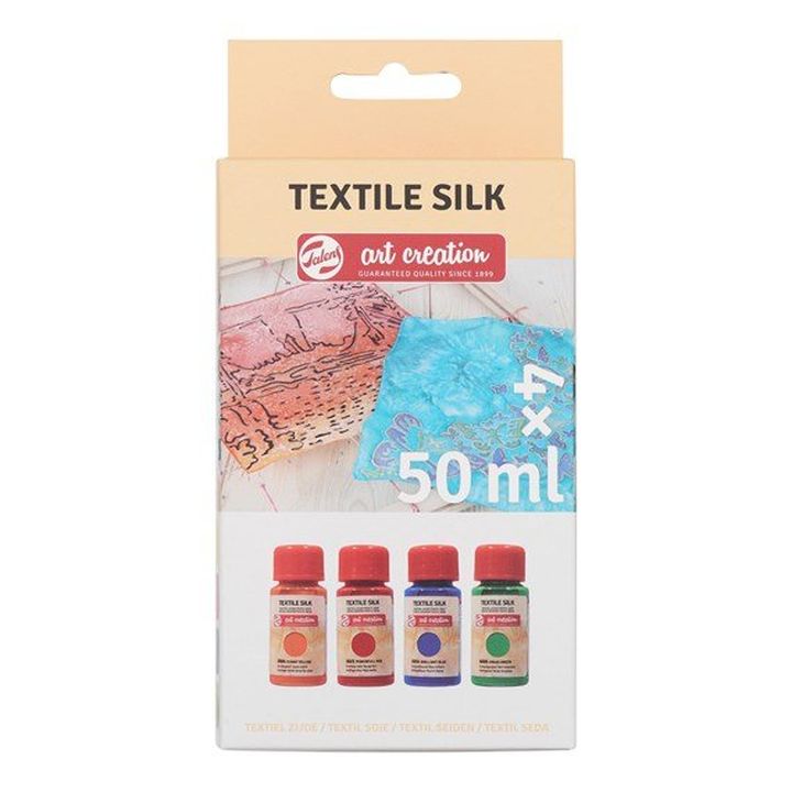 Barve za svilo Talens Art Creation Basic / set 4 x 50 ml