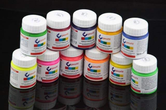 Barve za tekstil Profil 25 ml | različne barve