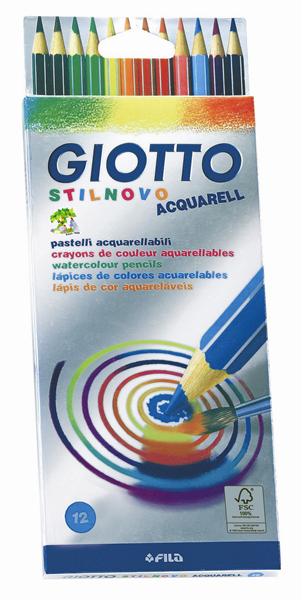 Barvice GIOTTO STILNOVO AQUARELL - 12 barv