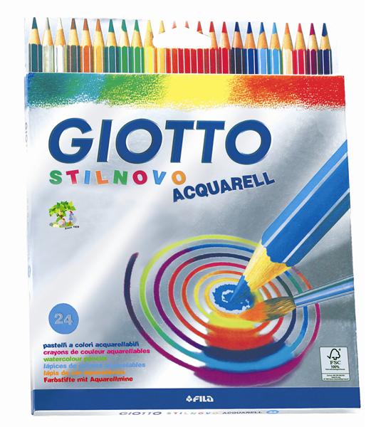Barvice GIOTTO STILNOVO AQUARELL - 24 barv