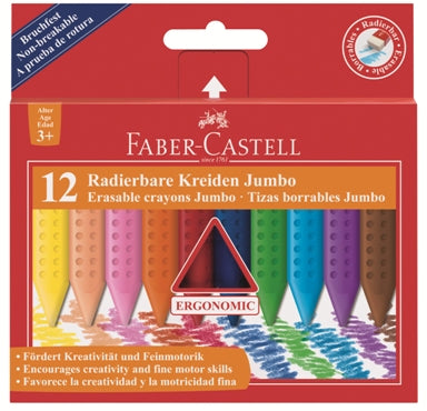 Barvice Grip Jumbo Plastic Colour set - 12 barv