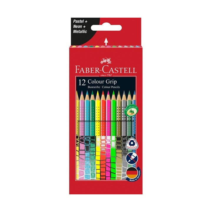 Barvice Grip Pastel / Neon / Metallic Set 12 barv