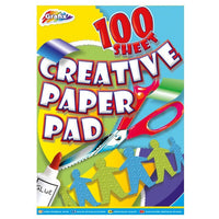 Barvni papir Grafix 21x30 cm - 100 kosov v bloku
