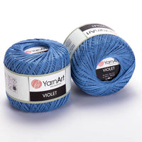 Bombažna preja YarnArt Violet 50 g – 5351 modra