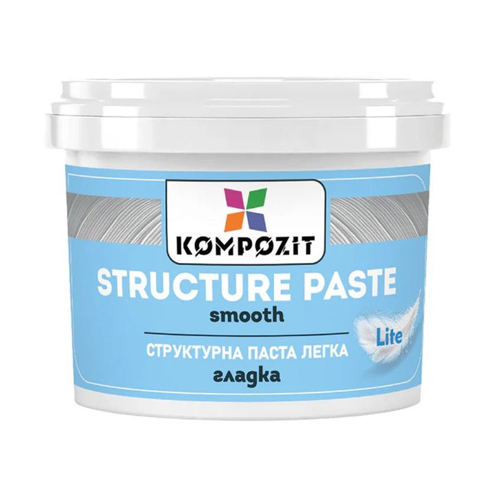 Bela gladka strukturirna pasta LITE | Različne količine | Različni zvezki