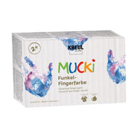 Bleščeče otroške prstne barve MUCKI
