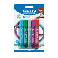 Bleščeče lepilo GIOTTO Glitter Glue mineralne barve 5 x 10 g