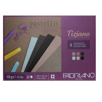 Blok barvnih papirjev za pastele FABRIANO Tiziano | različne dimenzije – pogled 4