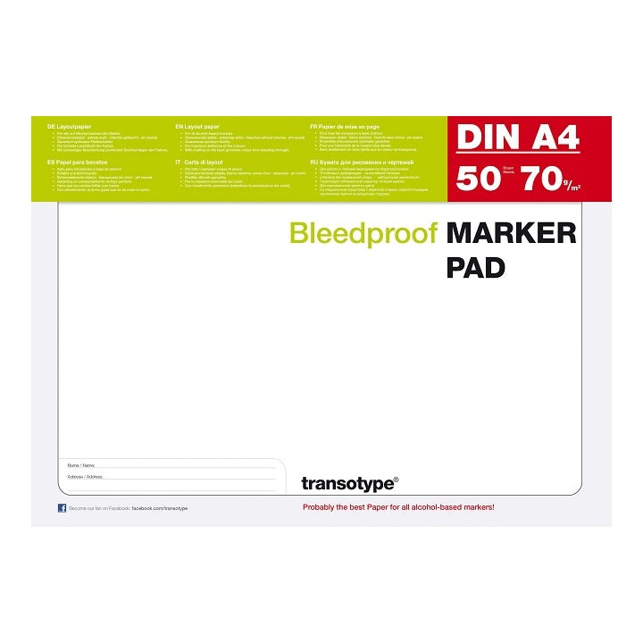 Blok COPIC Marker Pad | izberite format – pogled 2