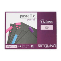 Blok črnih papirjev za pastele FABRIANO Tiziano | različne dimenzije – pogled 3